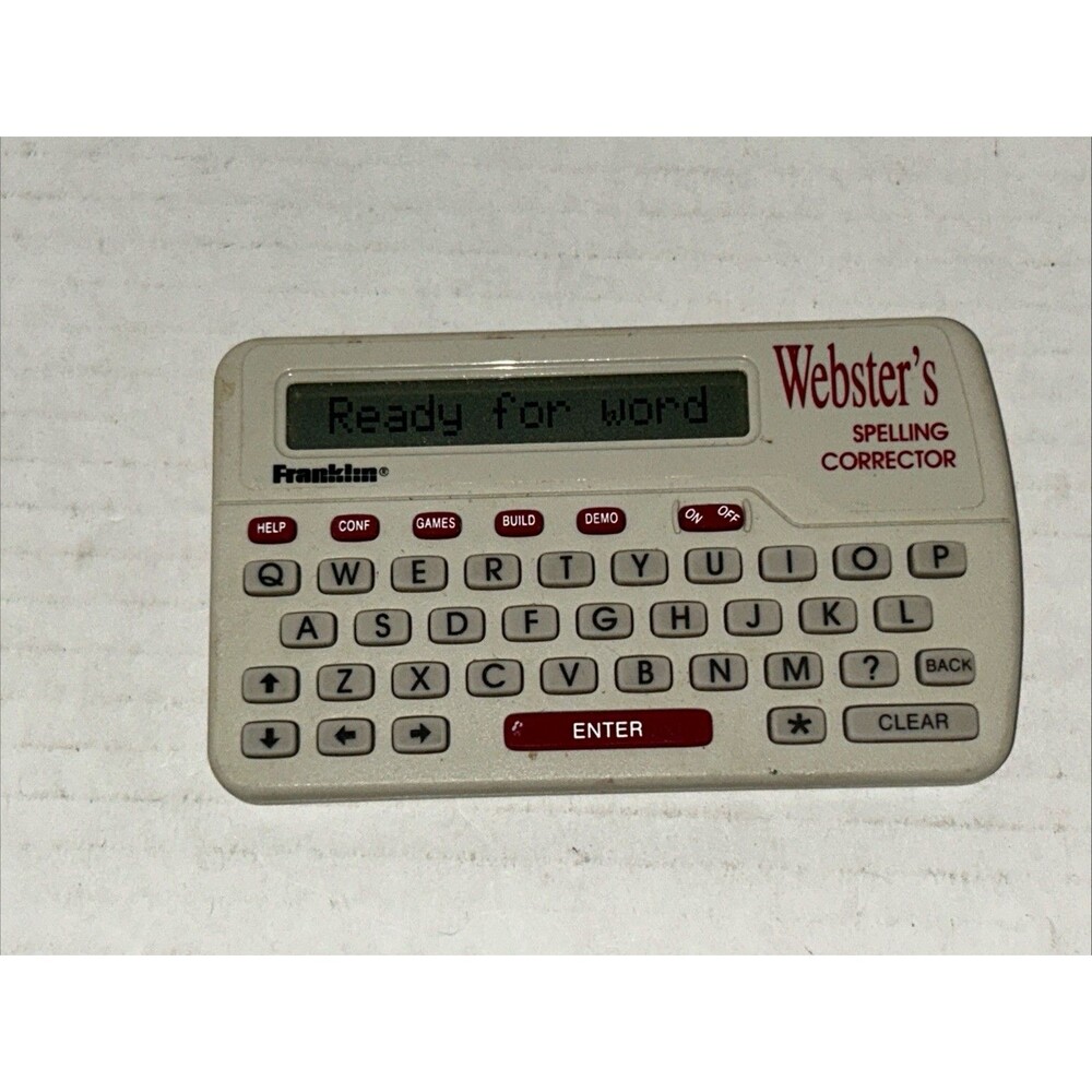 Franklin Webster's Spelling Corrector NCS-100 1997 Vintage - Excellent